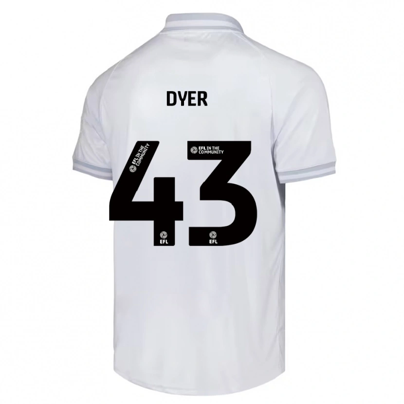 Danxen Homem Camisola Josiah Dyer #43 Branco Cinza Preto Alternativa 2025/26 Camisa Brasil