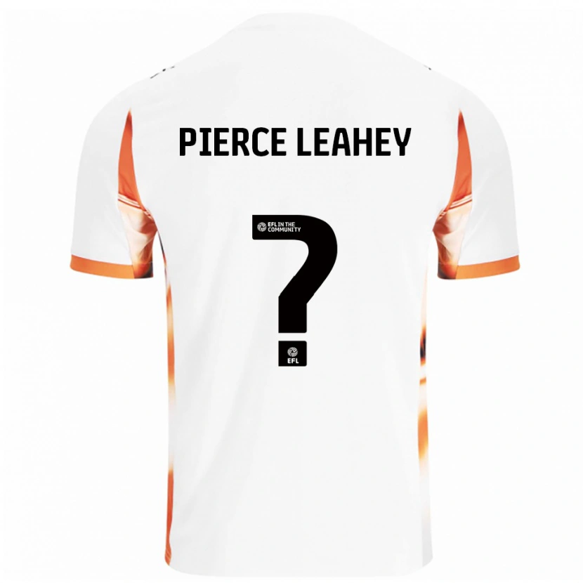 Danxen Homem Camisola Faye Pierce-Leahey #0 Branco Laranja Preto Alternativa 2025/26 Camisa Brasil