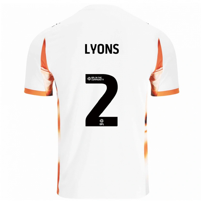 Danxen Homem Camisola Andy Lyons #2 Branco Laranja Preto Alternativa 2025/26 Camisa Brasil