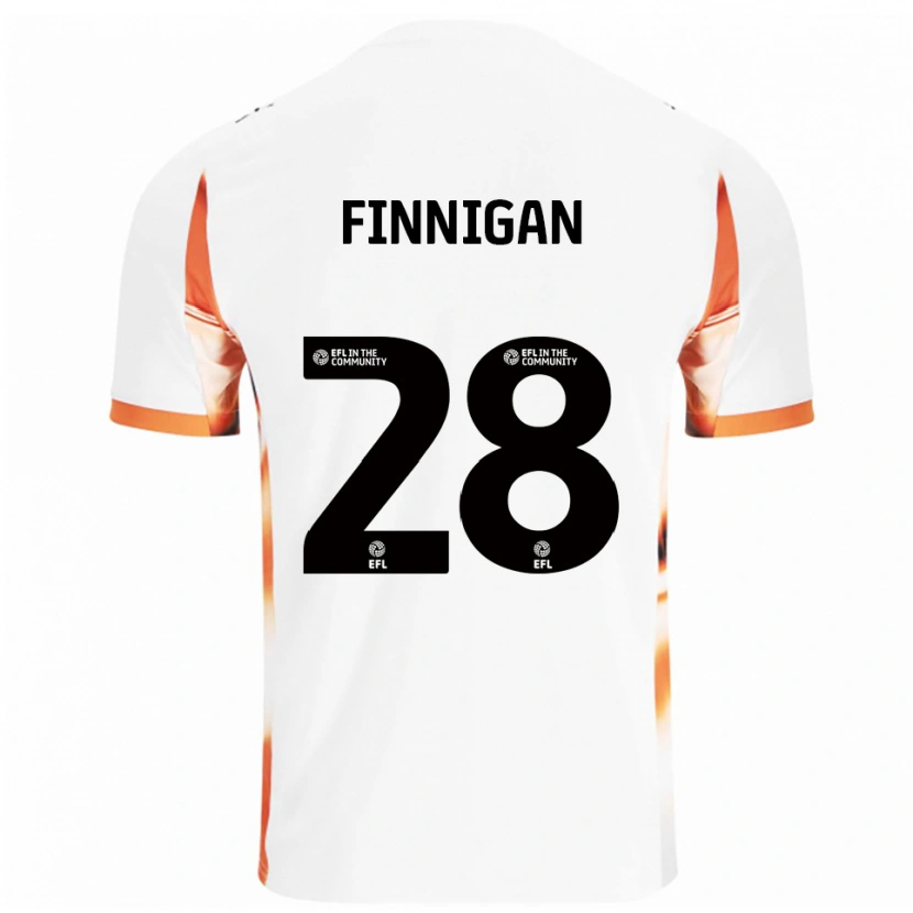 Danxen Homem Camisola Ryan Finnigan #28 Branco Laranja Preto Alternativa 2025/26 Camisa Brasil