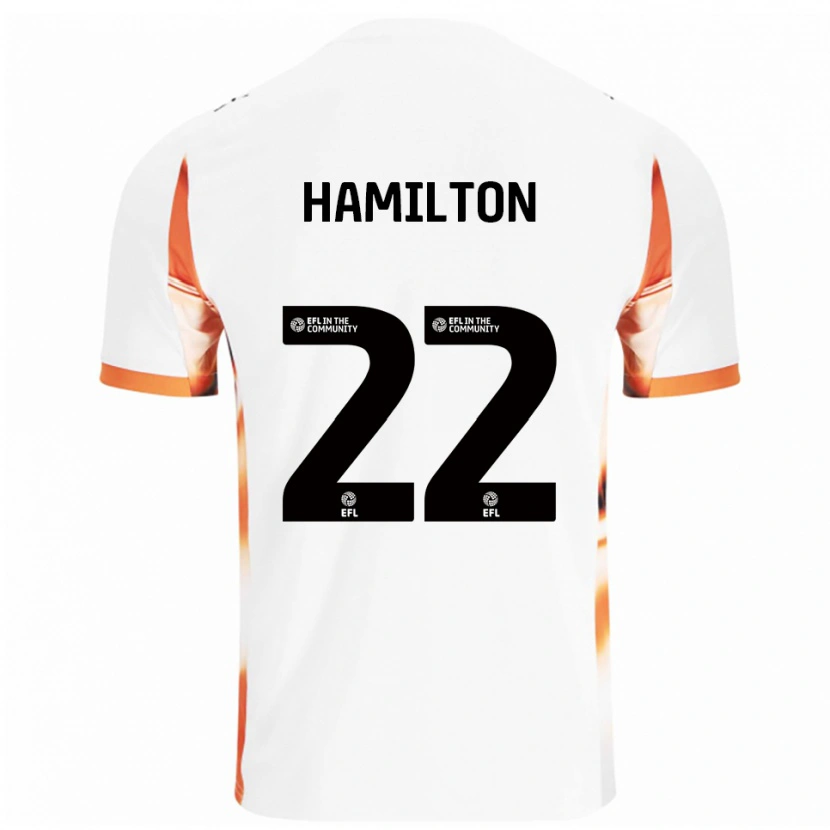 Danxen Homem Camisola Cj Hamilton #22 Branco Laranja Preto Alternativa 2025/26 Camisa Brasil
