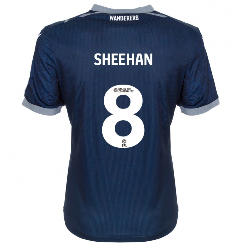 Danxen Homem Camisola Josh Sheehan #8 Azul Marinho Cinza Alternativa 2025/26 Camisa Brasil