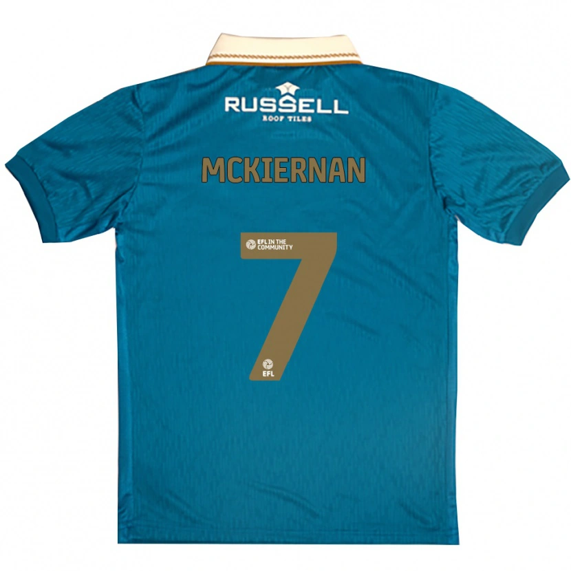 Danxen Homem Camisola Jj Mckiernan #7 Azul Celeste Branco Alternativa 2025/26 Camisa Brasil