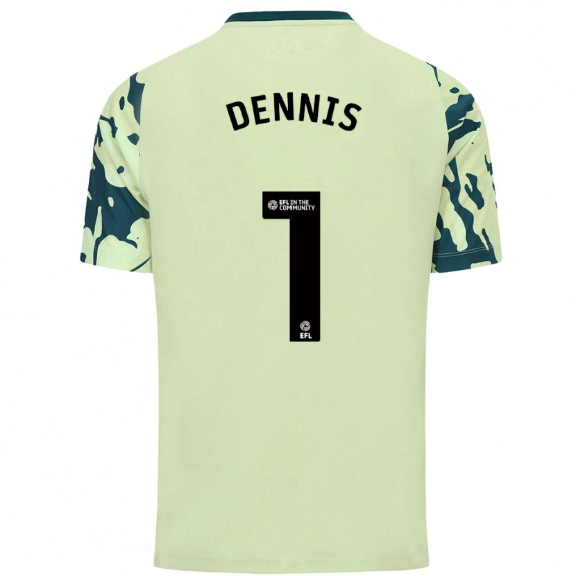 Danxen Homem Camisola Jake Dennis #1 Verde Escuro Alternativa 2025/26 Camisa Brasil