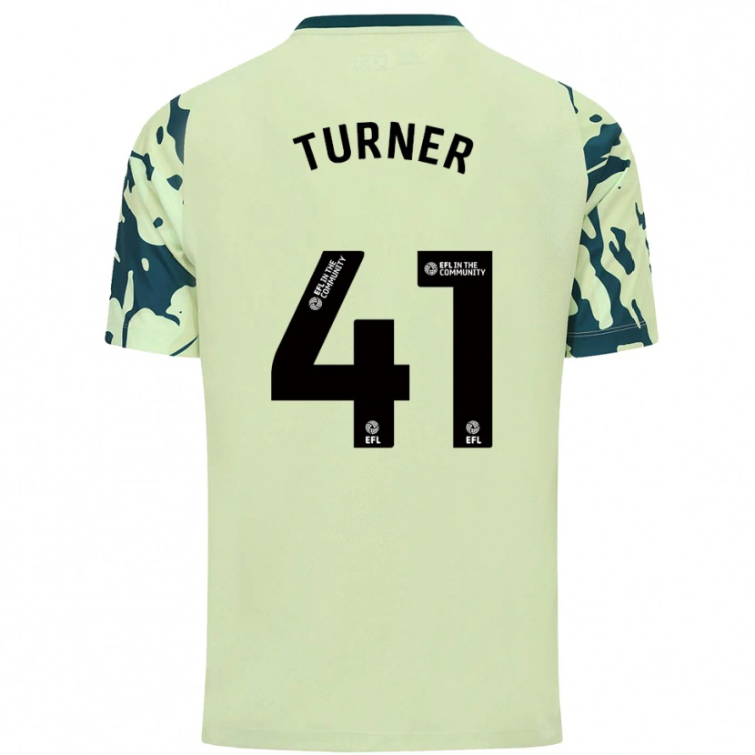 Danxen Homem Camisola Matthew Turner #41 Verde Escuro Alternativa 2025/26 Camisa Brasil