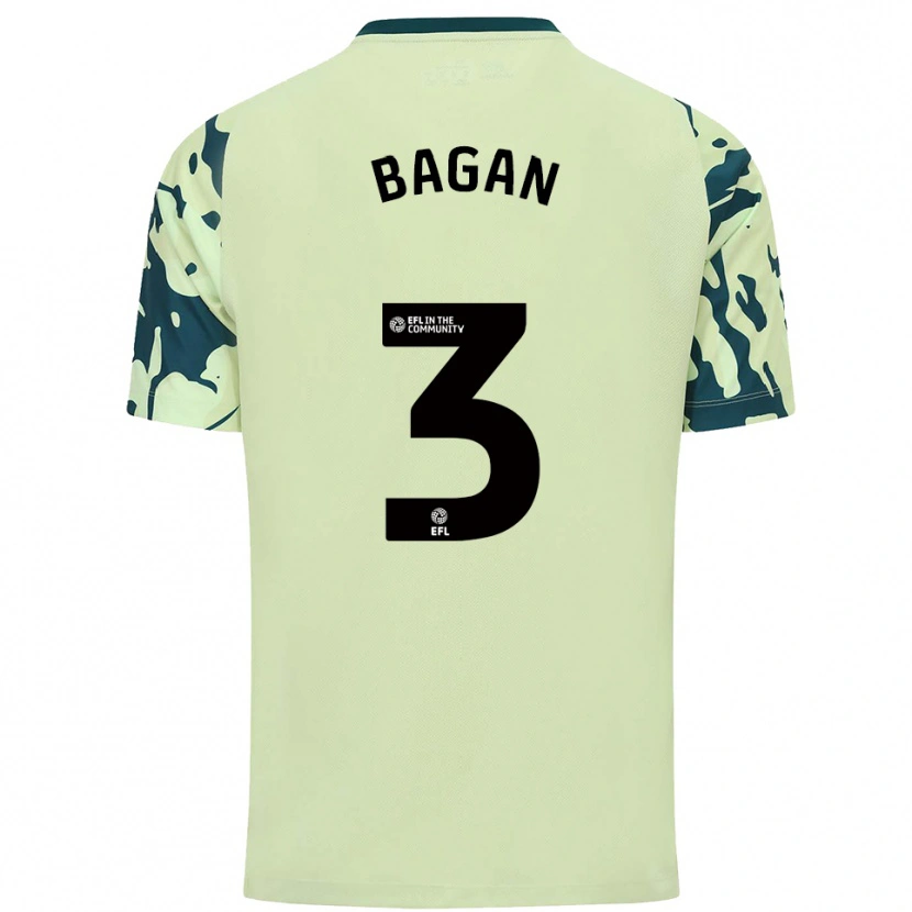 Danxen Homem Camisola Joel Bagan #3 Verde Escuro Alternativa 2025/26 Camisa Brasil