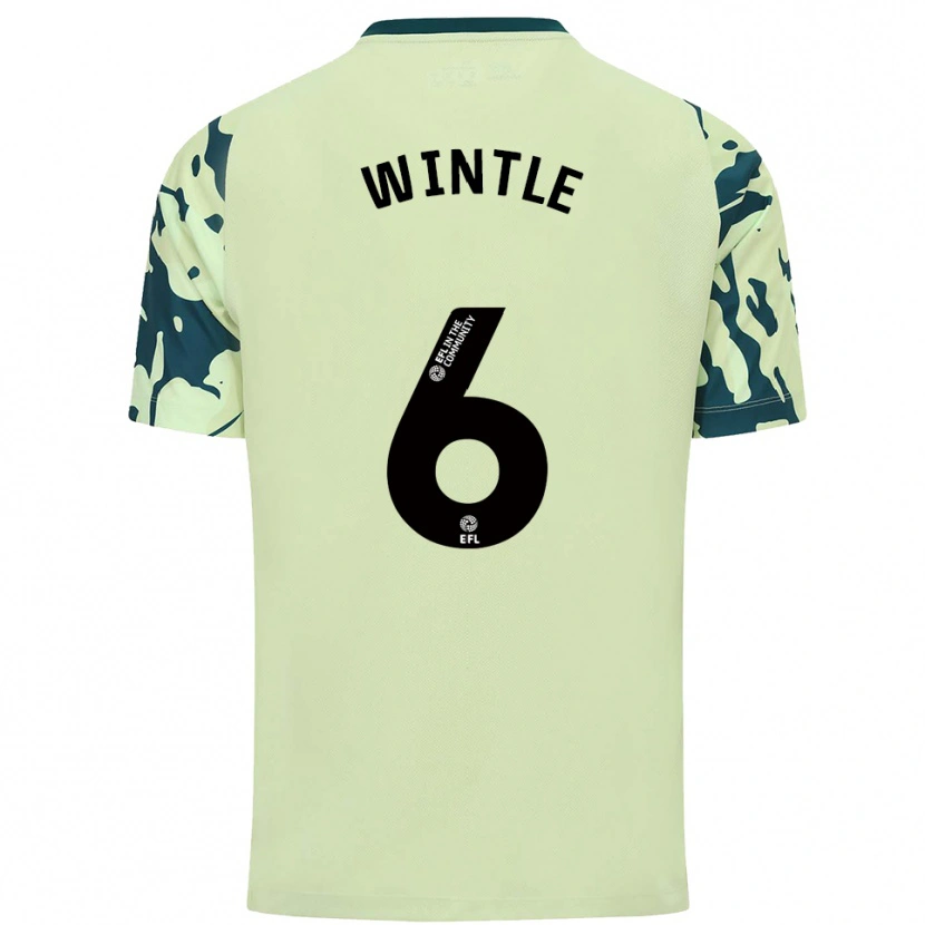 Danxen Homem Camisola Ryan Wintle #6 Verde Escuro Alternativa 2025/26 Camisa Brasil