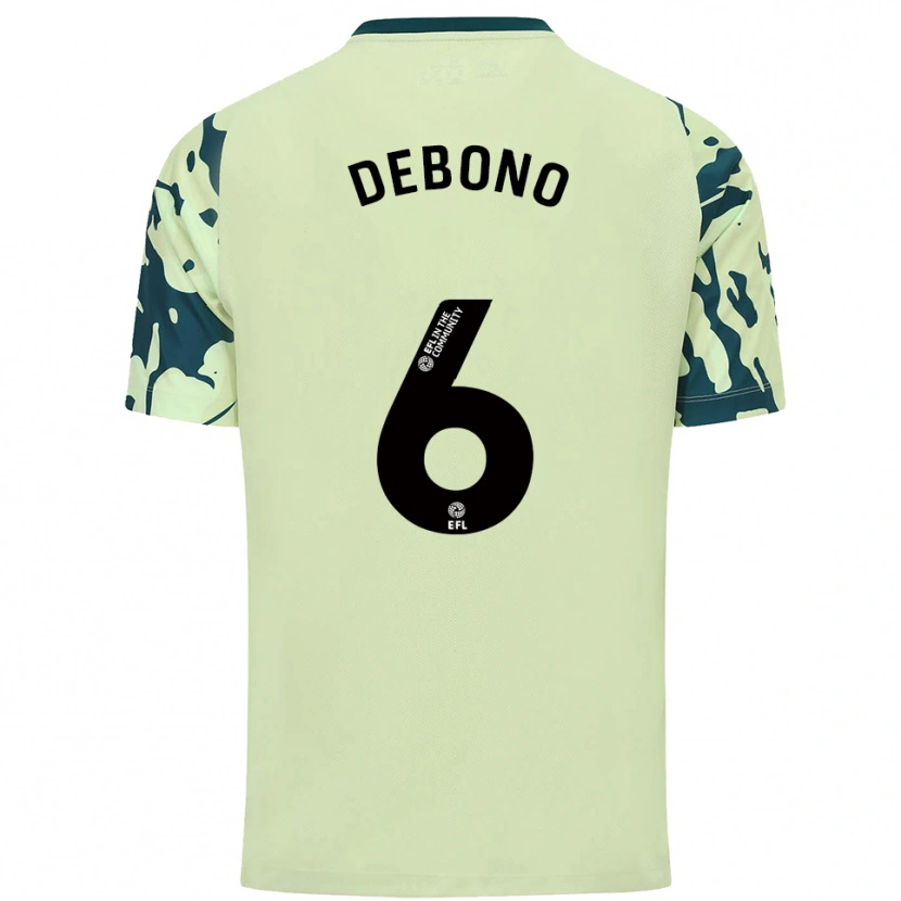 Danxen Homem Camisola Alyas Debono #6 Verde Escuro Alternativa 2025/26 Camisa Brasil