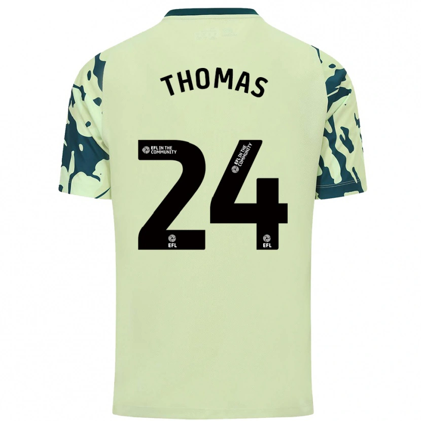 Danxen Homem Camisola Seren Thomas #24 Verde Escuro Alternativa 2025/26 Camisa Brasil
