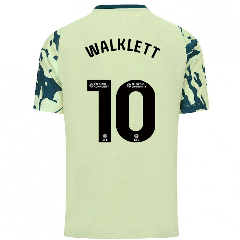 Danxen Homem Camisola Kerry Walklett #10 Verde Escuro Alternativa 2025/26 Camisa Brasil