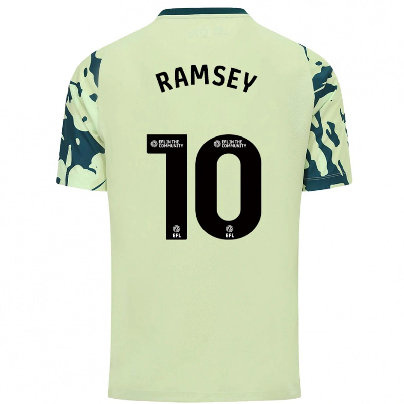 Danxen Homem Camisola Aaron Ramsey #10 Verde Escuro Alternativa 2025/26 Camisa Brasil