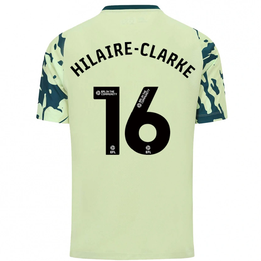 Danxen Homem Camisola Riley Hilaire-Clarke #16 Verde Escuro Alternativa 2025/26 Camisa Brasil