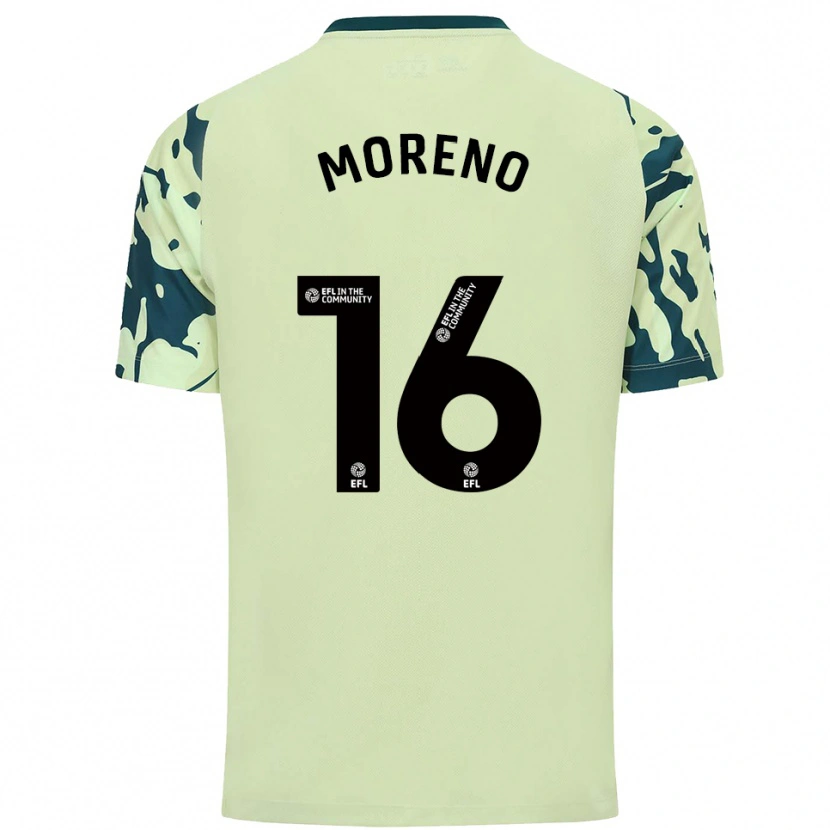 Danxen Homem Camisola Paul Moreno #16 Verde Escuro Alternativa 2025/26 Camisa Brasil