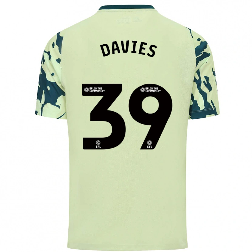 Danxen Homem Camisola Isaak Davies #39 Verde Escuro Alternativa 2025/26 Camisa Brasil