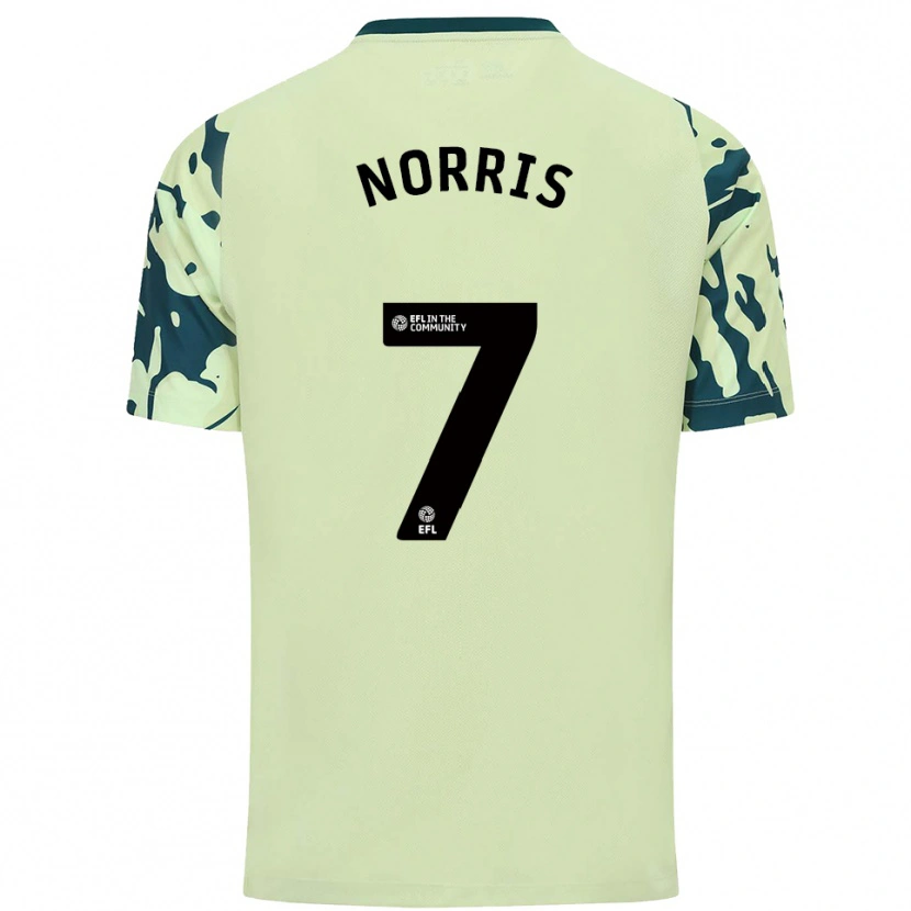 Danxen Homem Camisola Jacob Norris #7 Verde Escuro Alternativa 2025/26 Camisa Brasil