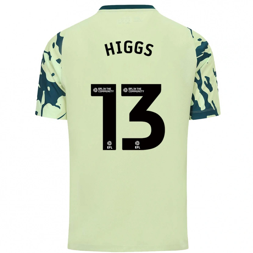 Danxen Homem Camisola Daniel Higgs #13 Verde Escuro Alternativa 2025/26 Camisa Brasil
