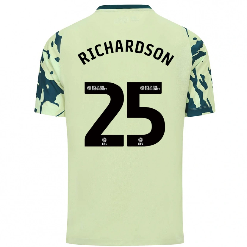 Danxen Homem Camisola Tija Richardson #25 Verde Escuro Alternativa 2025/26 Camisa Brasil