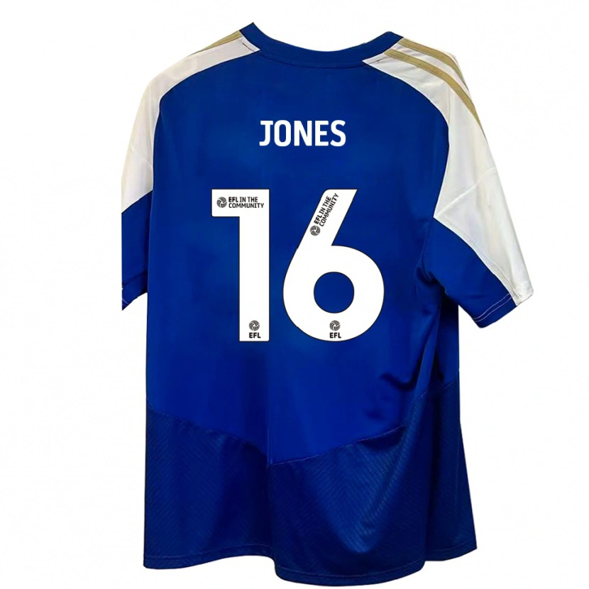 Danxen Homem Camisola Patrick Jones #16 Azul Branco Dourado Alternativa 2025/26 Camisa Brasil
