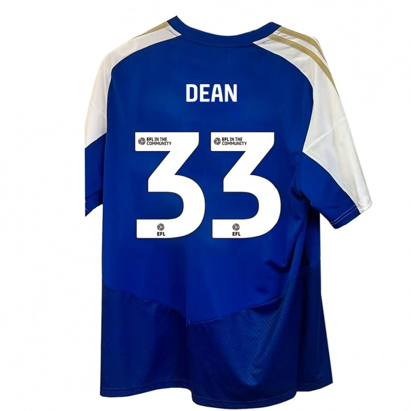 Danxen Homem Camisola Tom Dean #33 Azul Branco Dourado Alternativa 2025/26 Camisa Brasil