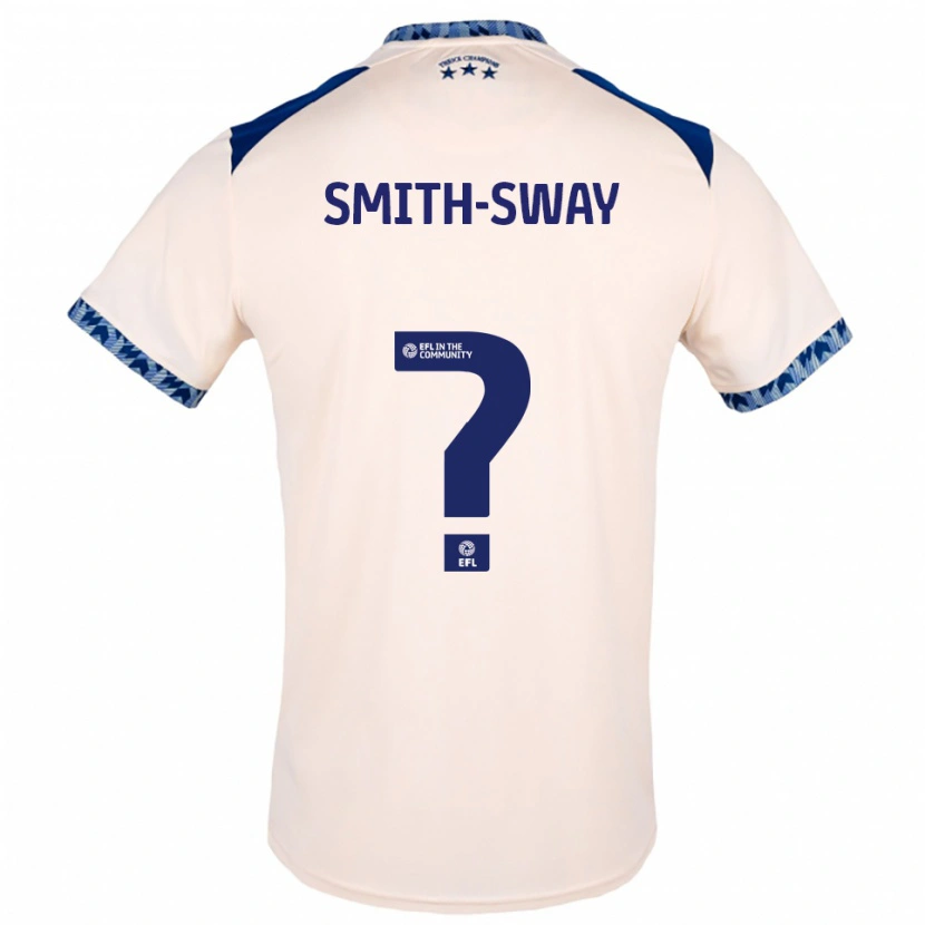 Danxen Homem Camisola Jay Smith-Sway #0 Branco Sujo Azul Marinho Alternativa 2025/26 Camisa Brasil