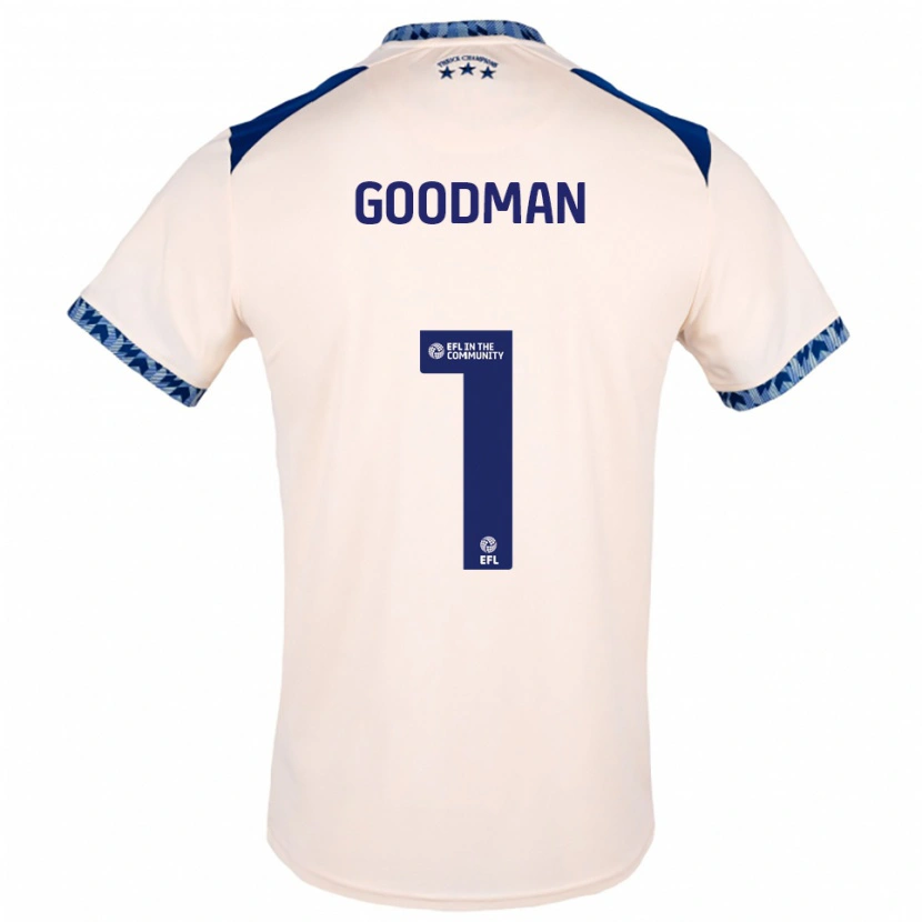 Danxen Homem Camisola Owen Goodman #1 Branco Sujo Azul Marinho Alternativa 2025/26 Camisa Brasil