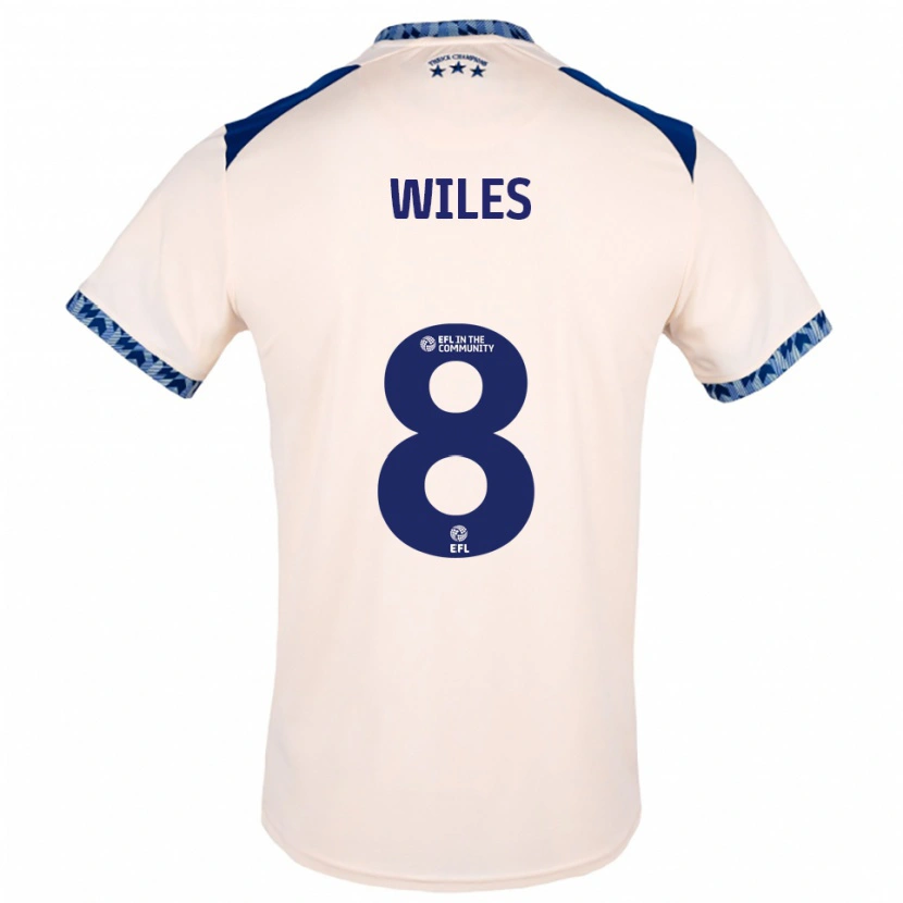 Danxen Homem Camisola Ben Wiles #8 Branco Sujo Azul Marinho Alternativa 2025/26 Camisa Brasil