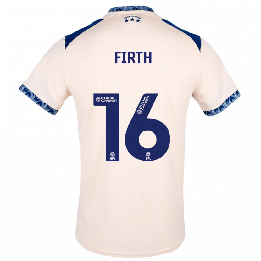 Danxen Homem Camisola Molly Firth #16 Branco Sujo Azul Marinho Alternativa 2025/26 Camisa Brasil