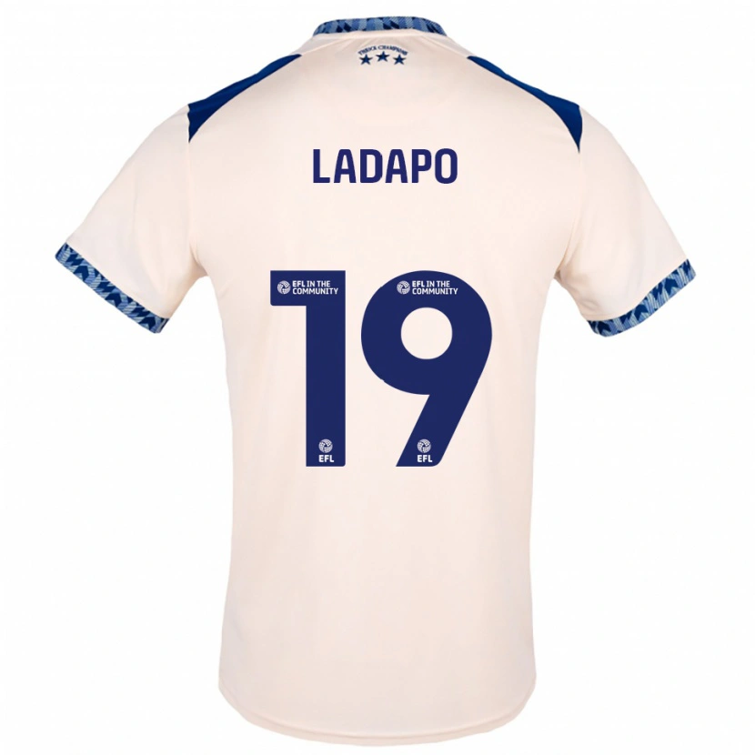 Danxen Homem Camisola Freddie Ladapo #19 Branco Sujo Azul Marinho Alternativa 2025/26 Camisa Brasil