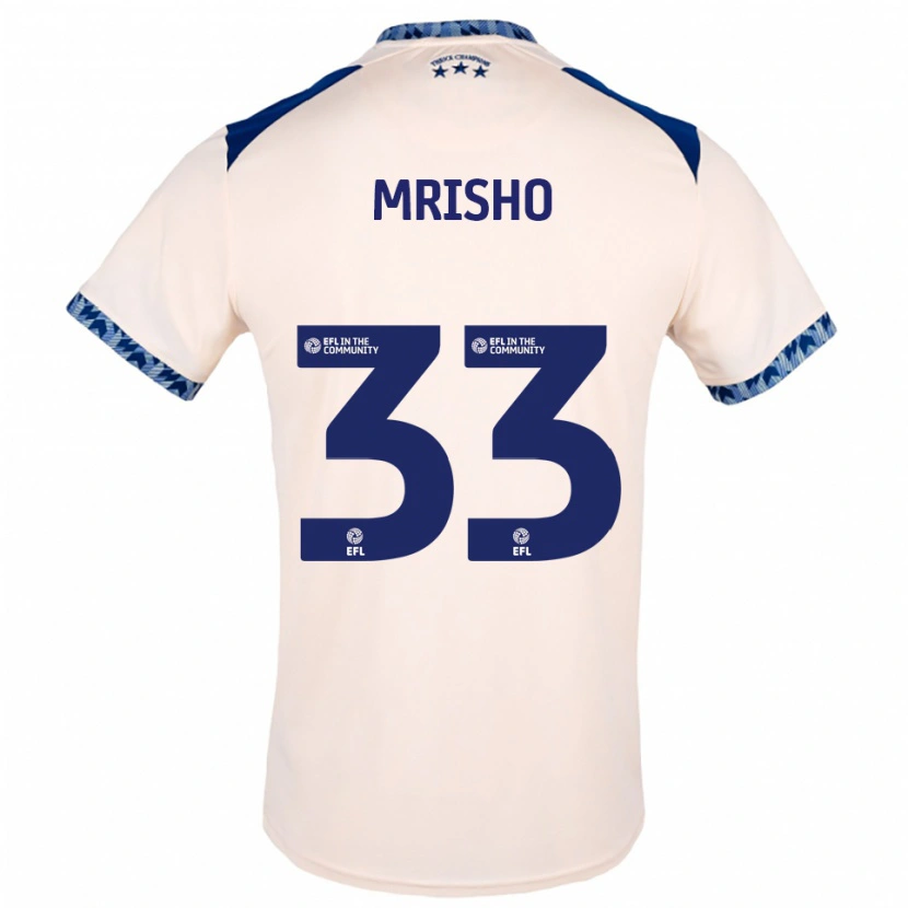 Danxen Homem Camisola Omari Mrisho #33 Branco Sujo Azul Marinho Alternativa 2025/26 Camisa Brasil