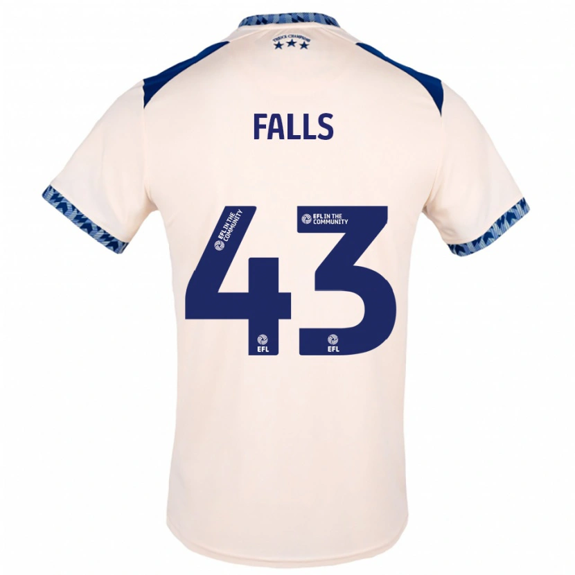 Danxen Homem Camisola Conor Falls #43 Branco Sujo Azul Marinho Alternativa 2025/26 Camisa Brasil