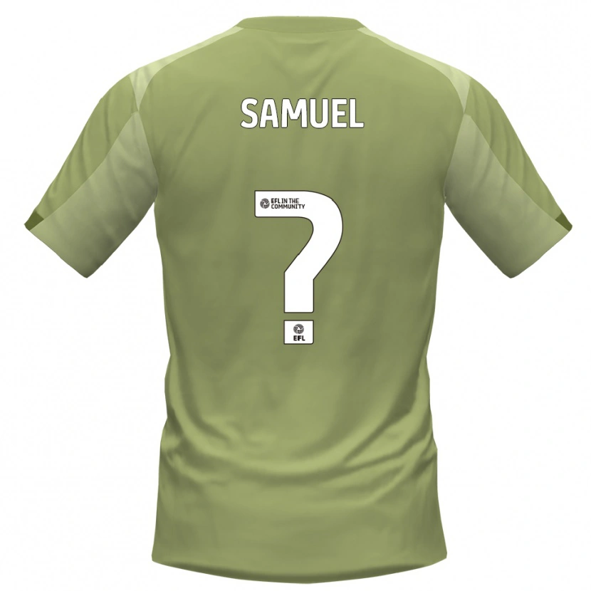Danxen Homem Camisola Devine Samuel #0 Sálvia Champagne Alternativa 2025/26 Camisa Brasil