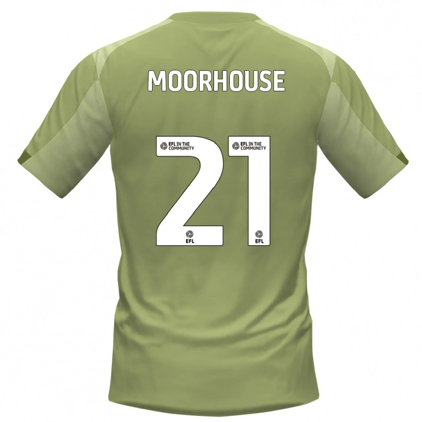 Danxen Homem Camisola Jack Moorhouse #21 Sálvia Champagne Alternativa 2025/26 Camisa Brasil