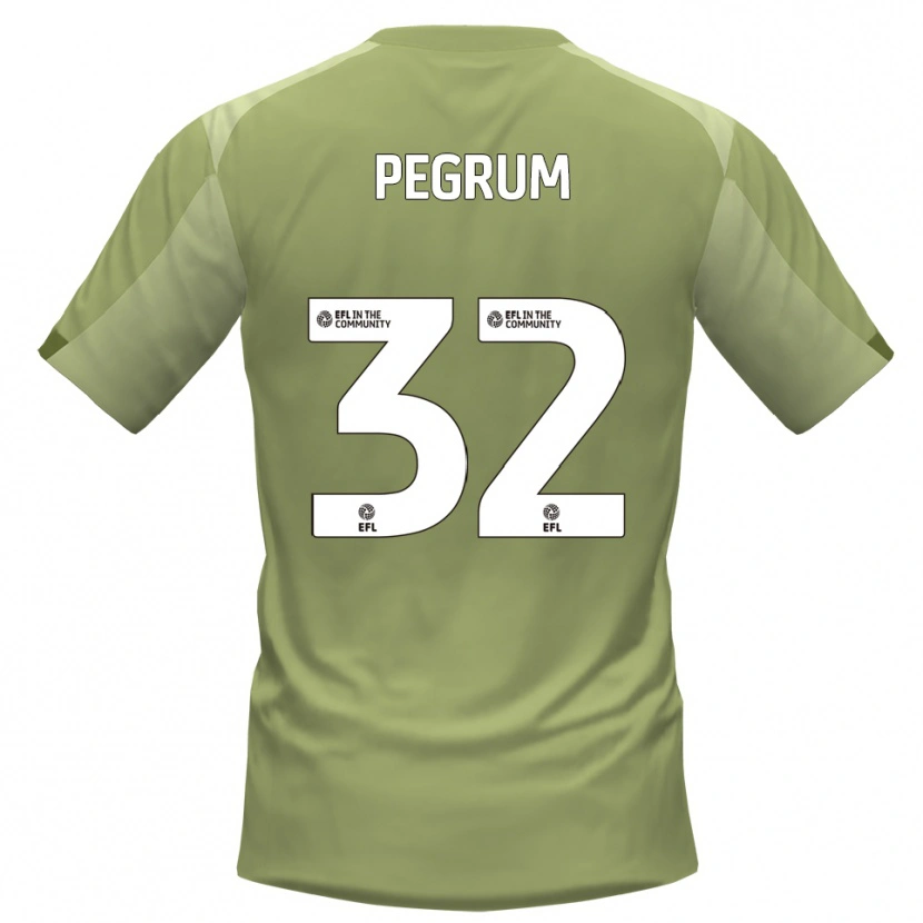 Danxen Homem Camisola Charlie Pegrum #32 Sálvia Champagne Alternativa 2025/26 Camisa Brasil