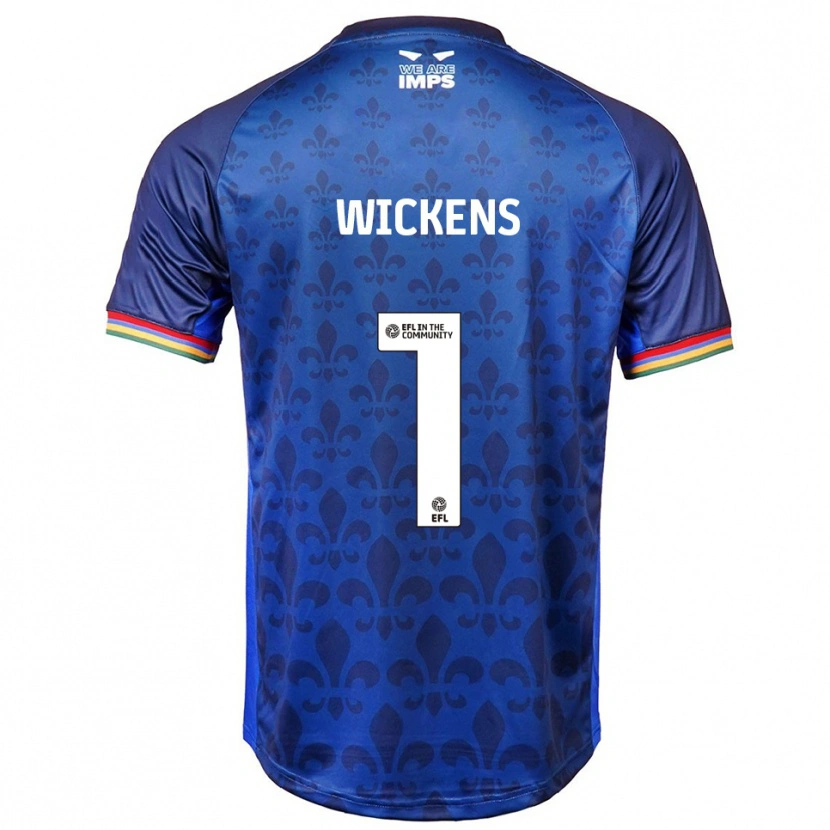 Danxen Homem Camisola George Wickens #1 Azul Marinho Alternativa 2025/26 Camisa Brasil