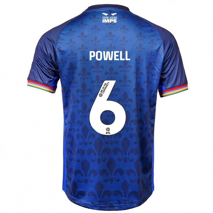 Danxen Homem Camisola Darryl Powell #6 Azul Marinho Alternativa 2025/26 Camisa Brasil