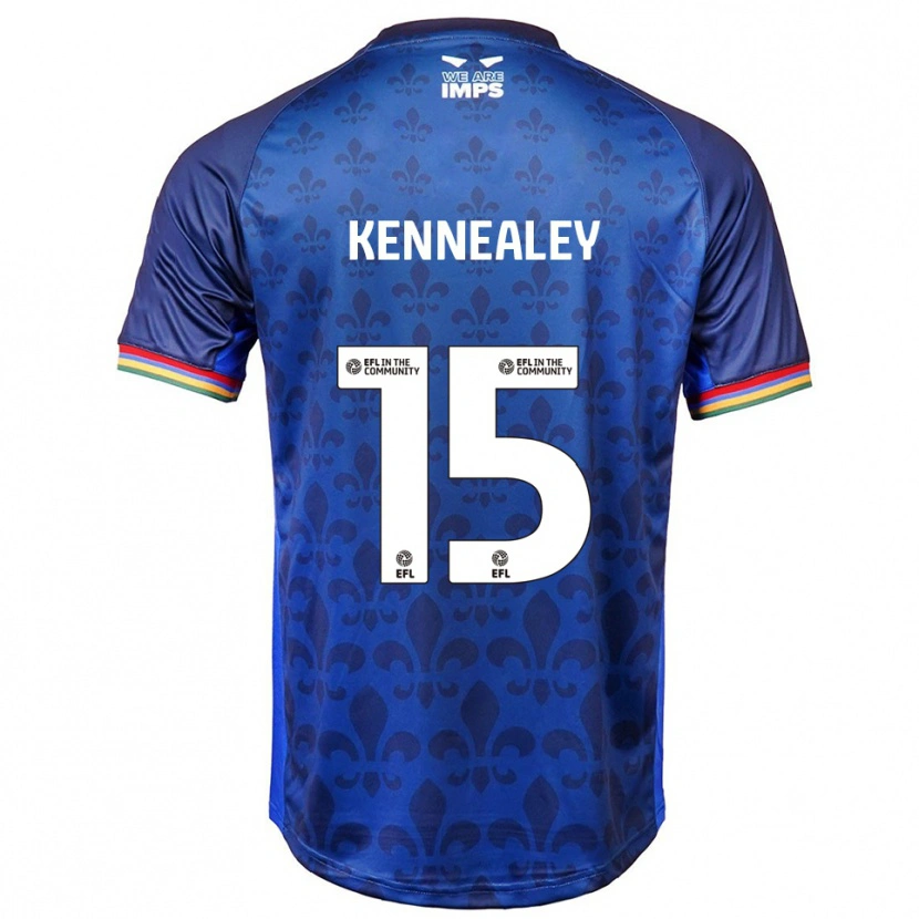 Danxen Homem Camisola Josh Kennealey #15 Azul Marinho Alternativa 2025/26 Camisa Brasil