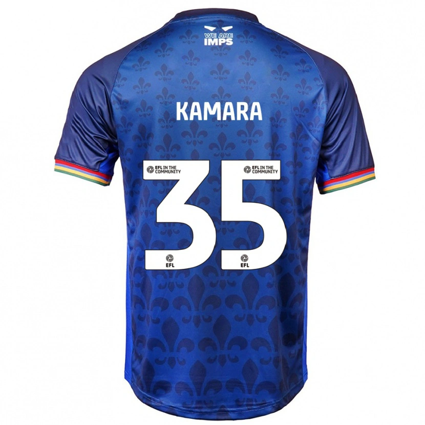 Danxen Homem Camisola Mj Kamara #35 Azul Marinho Alternativa 2025/26 Camisa Brasil