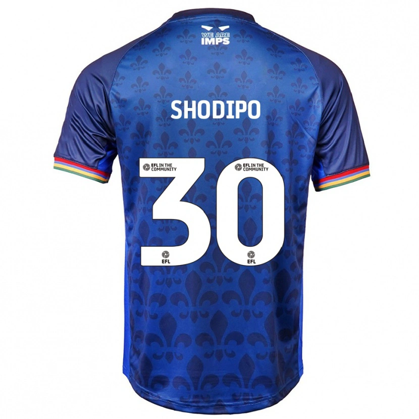 Danxen Homem Camisola Olamide Shodipo #30 Azul Marinho Alternativa 2025/26 Camisa Brasil