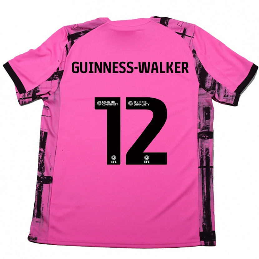 Danxen Homem Camisola Nesta Guinness-Walker #12 Rosa Vermelho Preto Alternativa 2025/26 Camisa Brasil