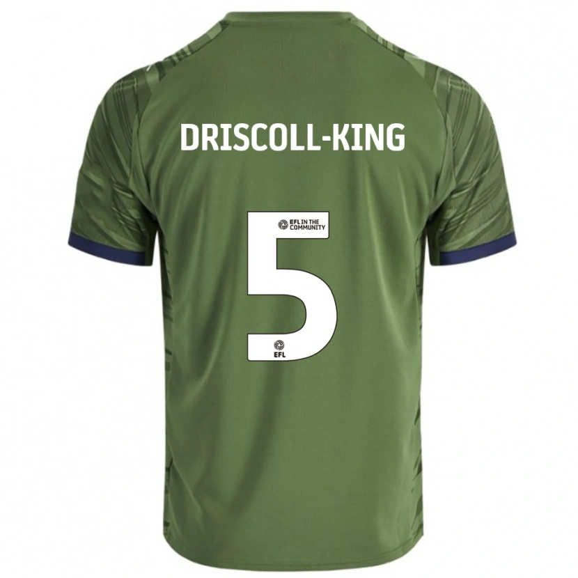 Danxen Homem Camisola Evie Driscoll-King #5 Verde Branco Alternativa 2025/26 Camisa Brasil