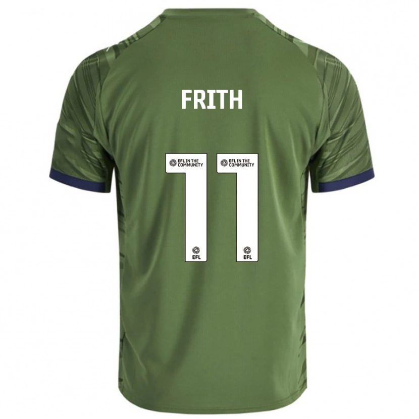 Danxen Homem Camisola Declan Frith #11 Verde Branco Alternativa 2025/26 Camisa Brasil