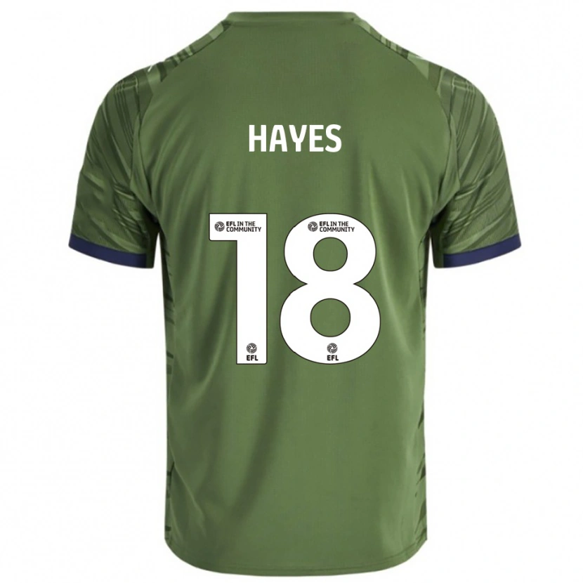 Danxen Homem Camisola Cian Hayes #18 Verde Branco Alternativa 2025/26 Camisa Brasil