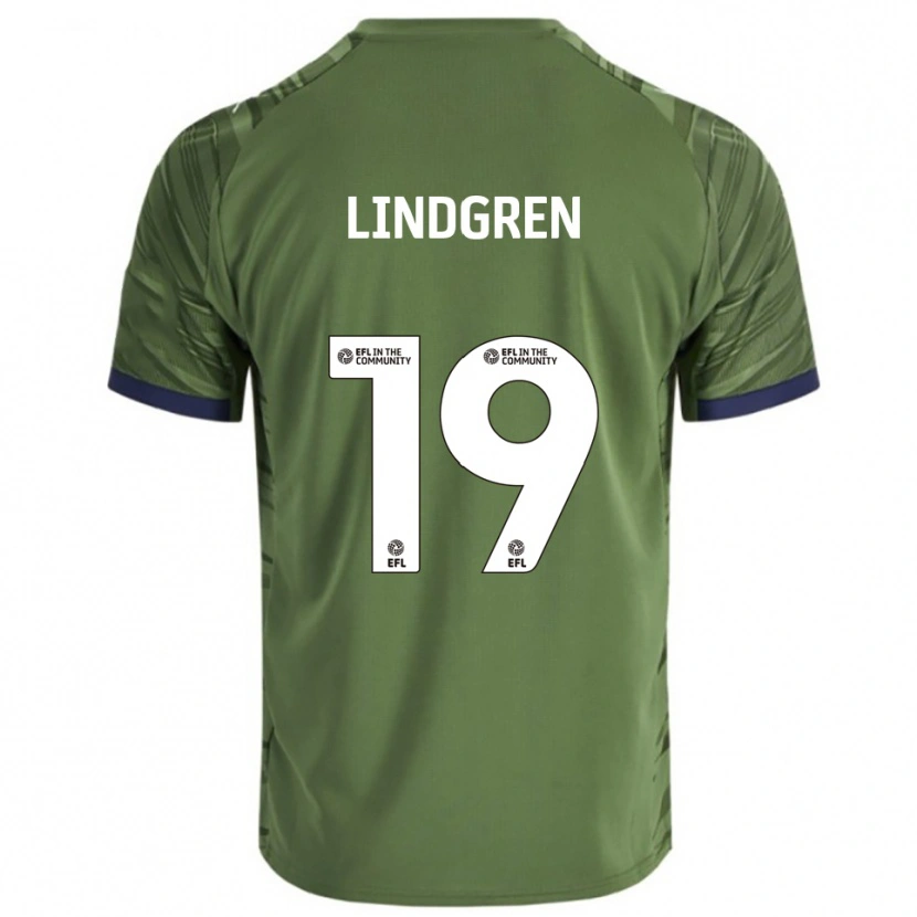 Danxen Homem Camisola Gustav Lindgren #19 Verde Branco Alternativa 2025/26 Camisa Brasil