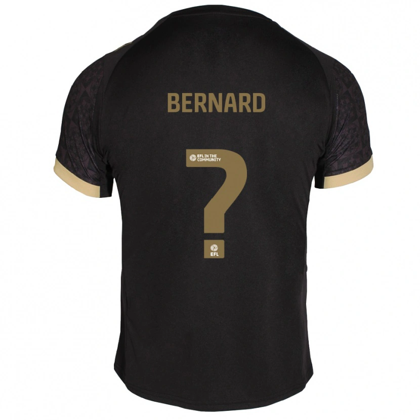 Danxen Homem Camisola Josh Bernard #0 Preto Dourado Alternativa 2025/26 Camisa Brasil