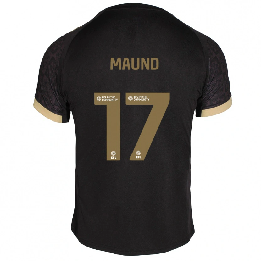Danxen Homem Camisola Frankie Maund #17 Preto Dourado Alternativa 2025/26 Camisa Brasil
