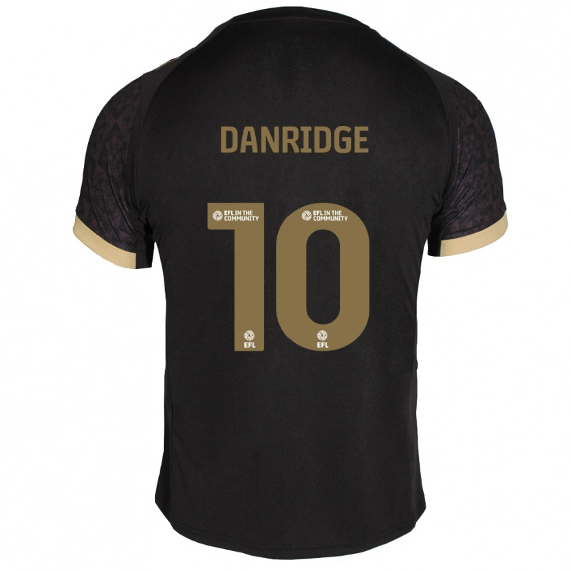 Danxen Homem Camisola Rebecca Danridge #10 Preto Dourado Alternativa 2025/26 Camisa Brasil