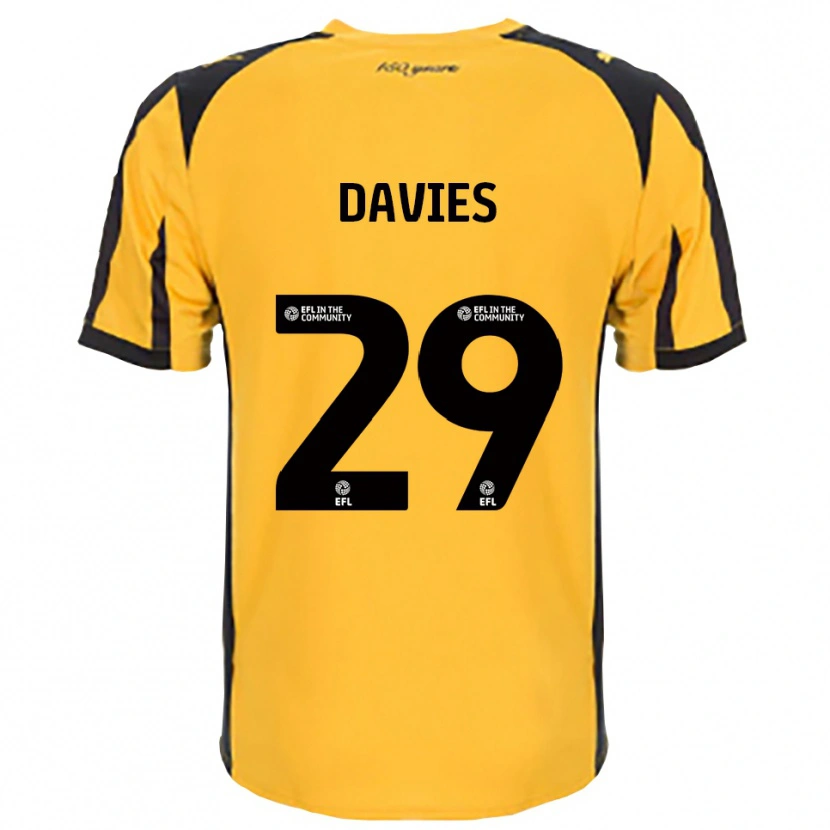 Danxen Homem Camisola Arron Davies #29 Laranja Preto Alternativa 2025/26 Camisa Brasil