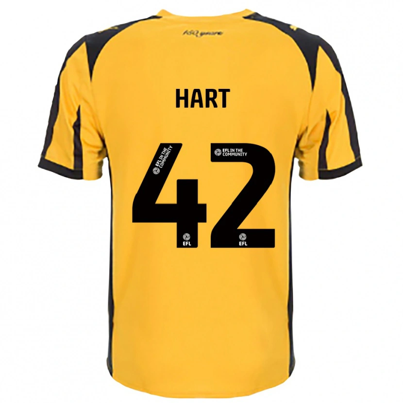 Danxen Homem Camisola Sam Hart #42 Laranja Preto Alternativa 2025/26 Camisa Brasil