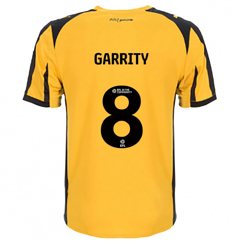 Danxen Homem Camisola Ben Garrity #8 Laranja Preto Alternativa 2025/26 Camisa Brasil