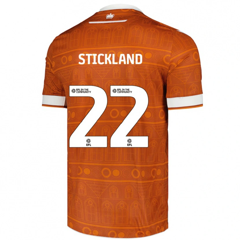 Danxen Homem Camisola Michael Stickland #22 Laranja Branco Alternativa 2025/26 Camisa Brasil